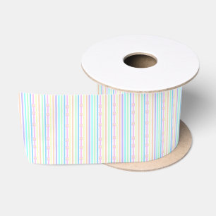 Fairground Fleur de Lis Satin Ribbon
