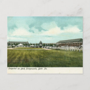 Fairgrounds, York, PA Vintage Postcard