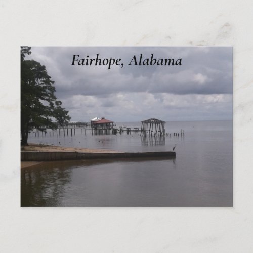 Fairhope Alabama _ Eastern Shore of Mobile Bay Postcard