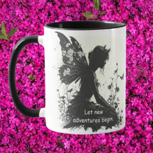 Fairies Adventure Silhouette theme Mug