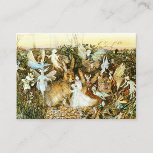 Fairies and Rabbit Enclosure Card