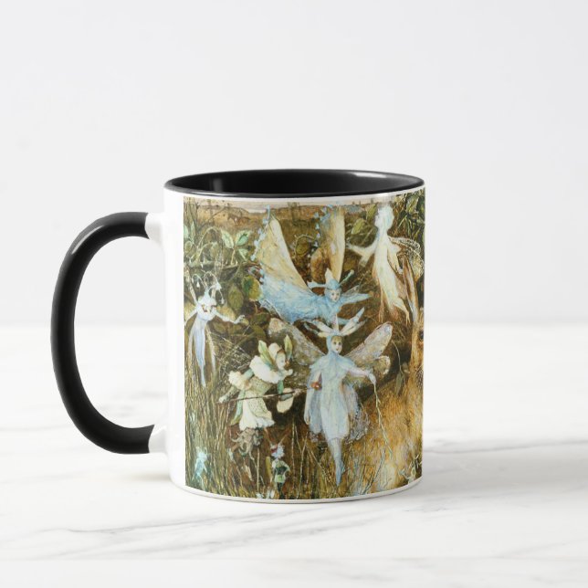 Fairies and Rabbit Mug (Left)