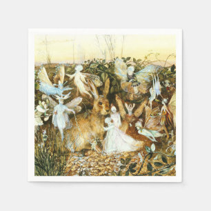 Fairies and Rabbit Napkins
