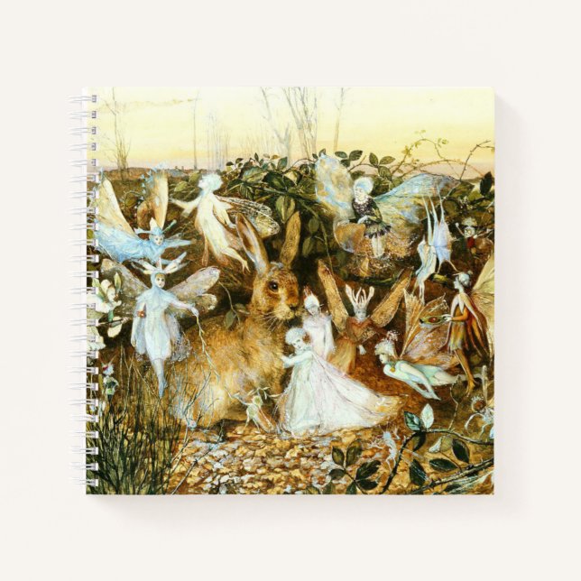 Fairies and Rabbit Notebook (Front)