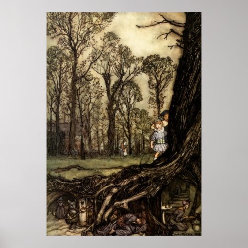 Fairies are all more or less in hiding until dusk poster