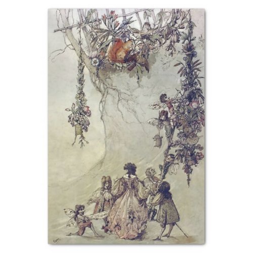 Fairies Ascent by A Duncan Carse Tissue Paper