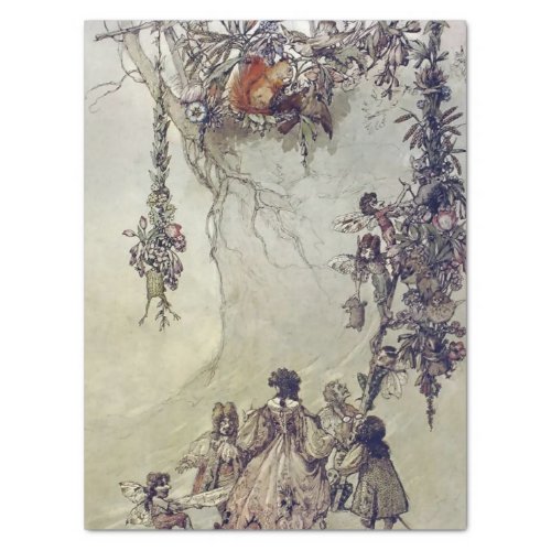 Fairies Ascent by A Duncan Carse Tissue Paper