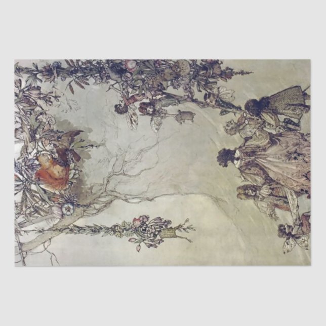 “Fairies Ascent” by A Duncan Carse Tissue Paper (Front)