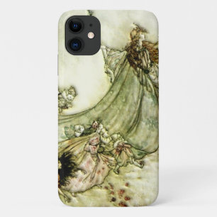 Fairies Away - Arthur Rackham iPhone 11 Case