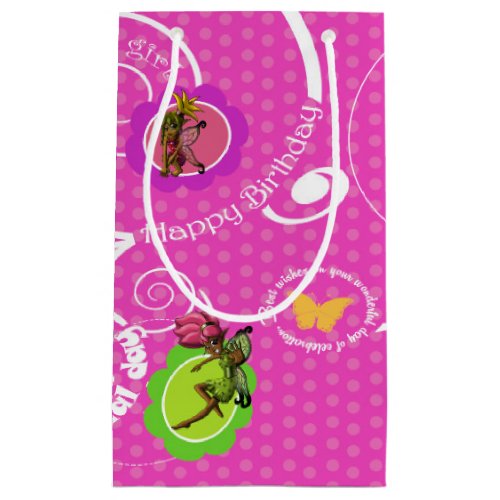 Fairies Birthday Small Gift Bag