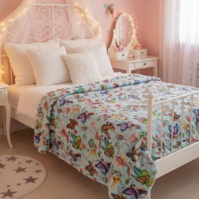 Fairies Dancing  Fleece Blanket (Creator Uploaded)