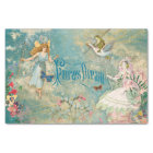 Fairies Dream Enchanted Blue Sky Clouds Decoupage