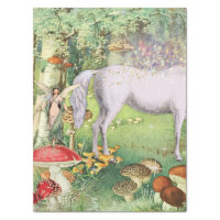 Fairy Whimsical Nursery Fairytale Vintage Tissue Paper, Zazzle