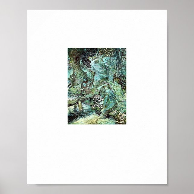 Fairies Fairycore Fashion Aesthetic Goblincore Cot Poster (Front)