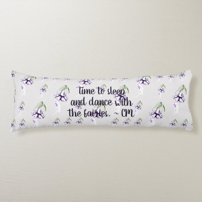 Fairies in my Garden Body Pillow (Front)