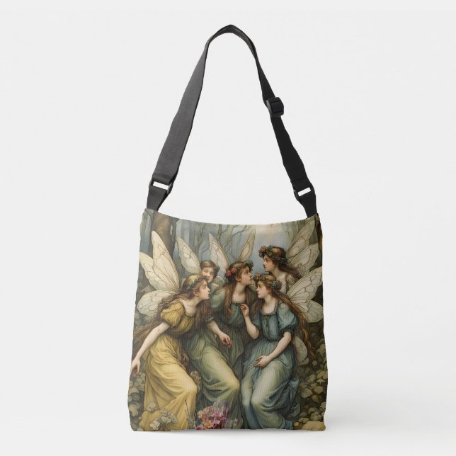 Fairies in the Forest Crossbody Bag (Front)