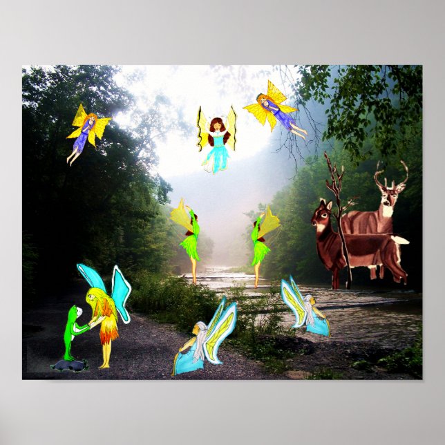 FAIRIES IN THE FOREST Poster (Front)