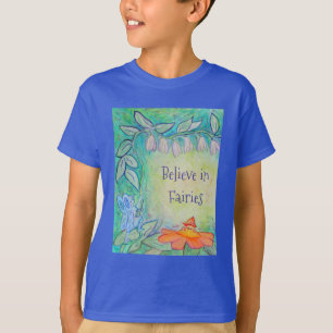 Fairies in the Garden Custom Kid's T-Shirt