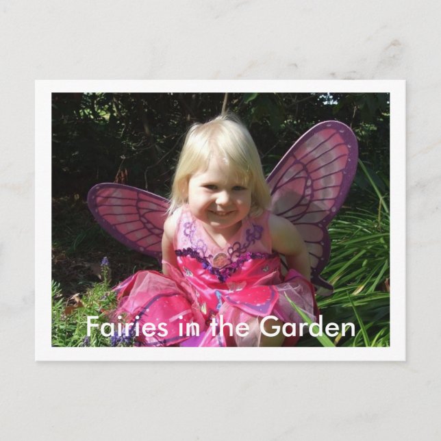 Fairies in the Garden Postcard (Front)