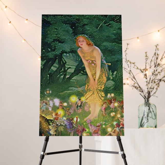 Fairies in the Moonlight Foam Board (In Situ (Stand))