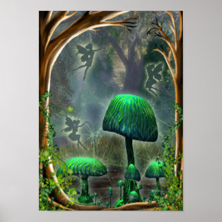 fairies in the wood poster