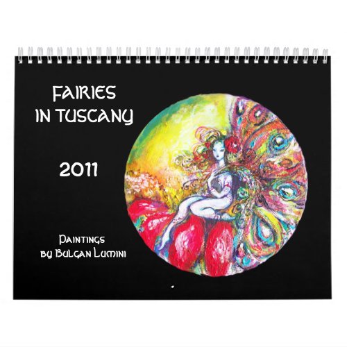 FAIRIES IN TUSCANY  2017 Fantasy Calendar