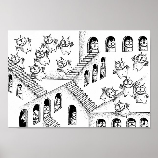 Fairies' Labyrinth Corridor. Poster (Front)