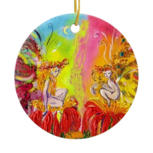 FAIRIES OF DAWN CERAMIC ORNAMENT