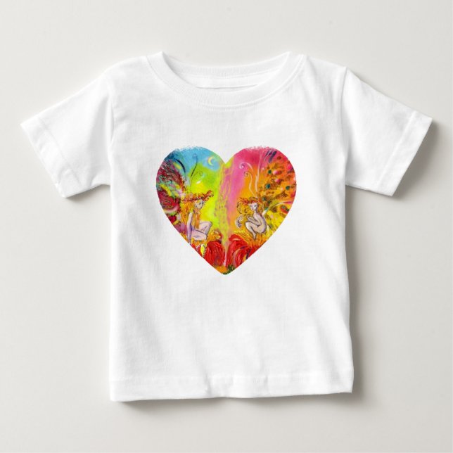 FAIRIES OF DAWN FANTASY HEART BABY T-Shirt (Front)