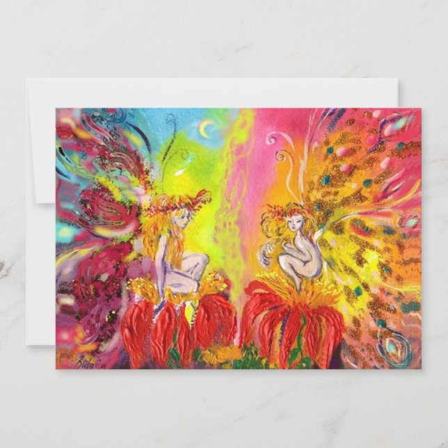 FAIRIES OF DAWN ,Magic Gold Sparkles Announcement (Front)