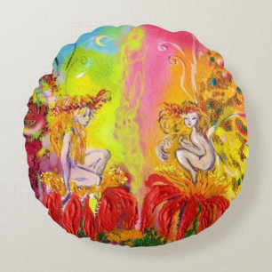 FAIRIES OF DAWN ROUND PILLOW