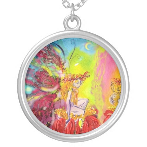 FAIRIES OF DAWN SILVER PLATED NECKLACE