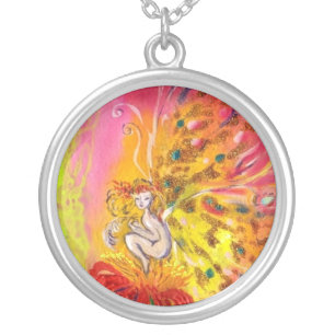 FAIRIES OF DAWN SILVER PLATED NECKLACE