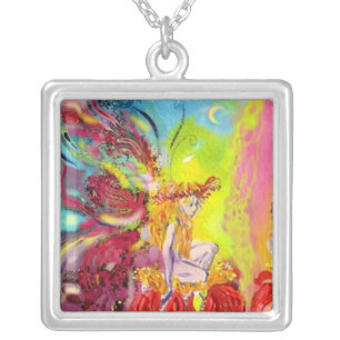 FAIRIES OF DAWN SILVER PLATED NECKLACE