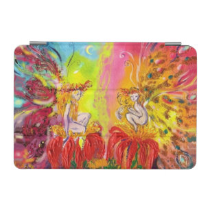 FAIRIES OF DAWN WITH RED FLOWERS Fantasy iPad Mini Cover