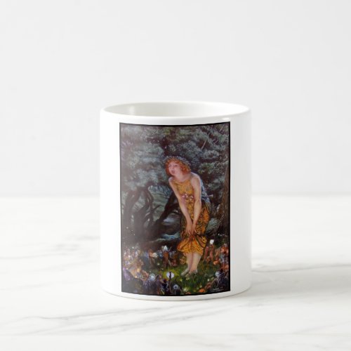 Fairies on a Midsummer Night in Girls Dream Coffee Mug