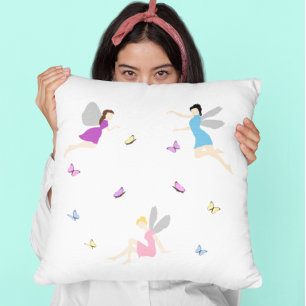 Fairies Throw Pillow