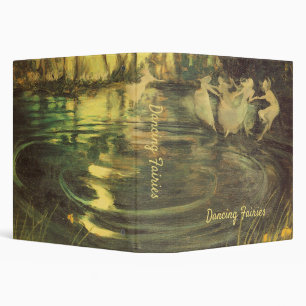 Fairies Whirl by Arthur Black, Vintage Fairy Dance 3 Ring Binder