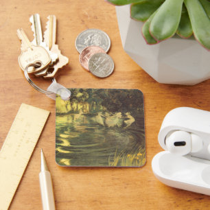 Fairies Whirl by Arthur Black, Vintage Fairy Dance Keychain