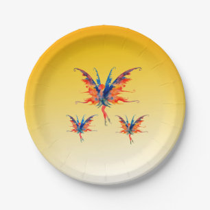 Fairies Wings Custom Paper Plates 7 in