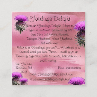 Fairlings Delight's  Business Card 53086