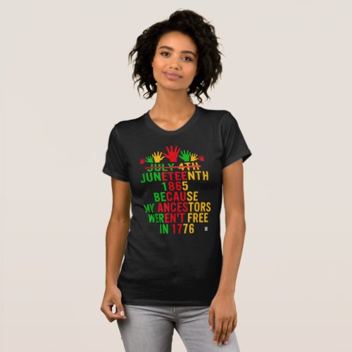 Fairlings Delights July 4th Juneteenth 1865  T_Shirt