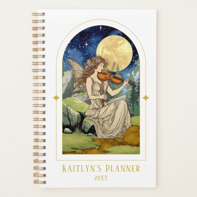 Fairly Playing Violin Planner (Front)