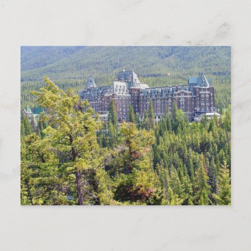 Fairmont Banff Springs Hotel In Banff Canada Postcard