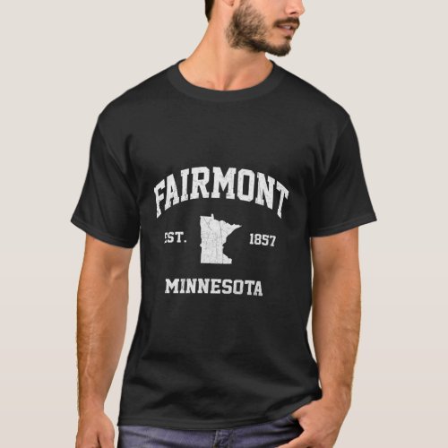 Fairmont Minnesota Mn State Athletic Style T_Shirt