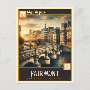 Fairmont, West Virginia   Vintage Postcard