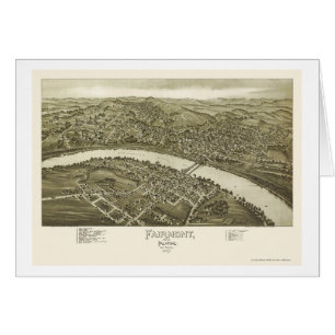 Fairmont, WV Panoramic Map - 1897