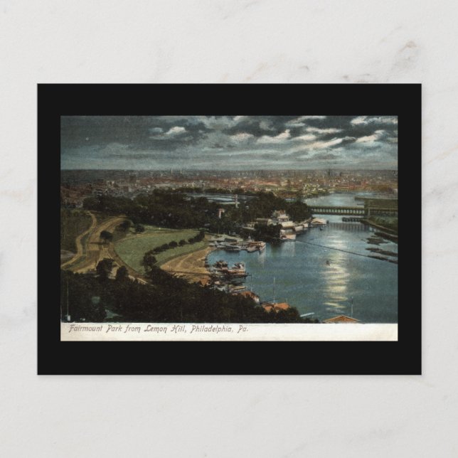 Fairmount Park, Philadelphia 1906 Vintage Postcard (Front)