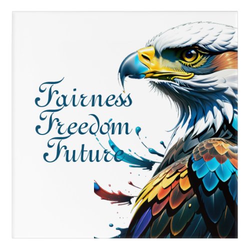 Fairness Freedom Future Acrylic Print