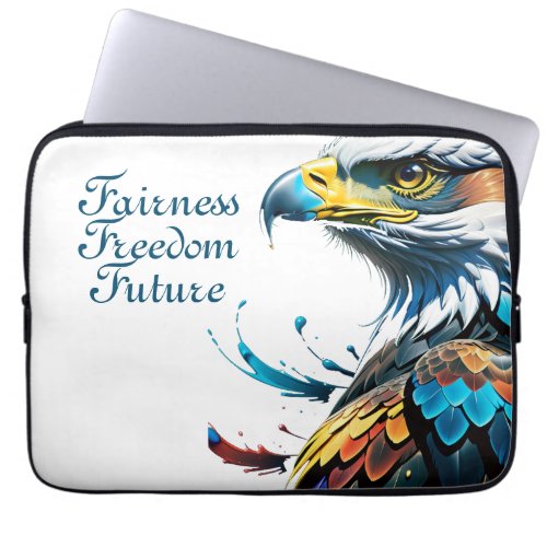 Fairness Freedom Future Laptop Sleeve